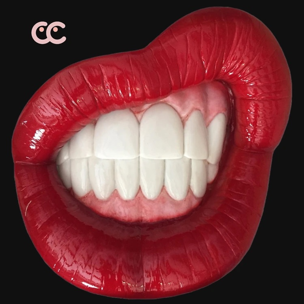 Colin Christian “Lipsex” Fiber glass Sculpture